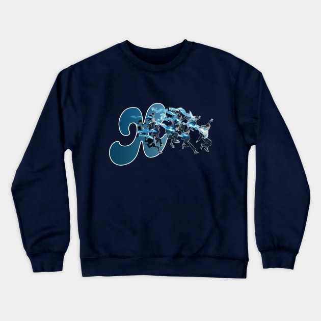 Xikers members jumping out of the X dimension Crewneck Sweatshirt by AO01